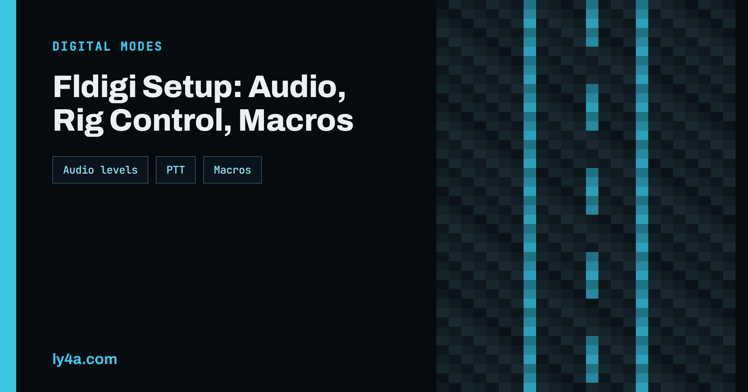 Fldigi Setup Guide: Sound Card, Rig Control and Macros