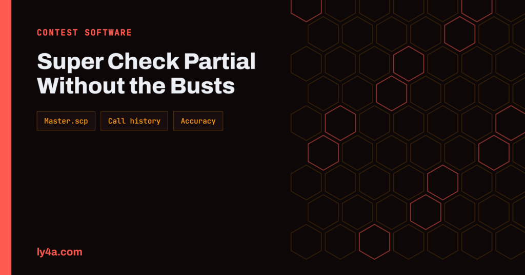 Super Check Partial and Call History Files in Contesting