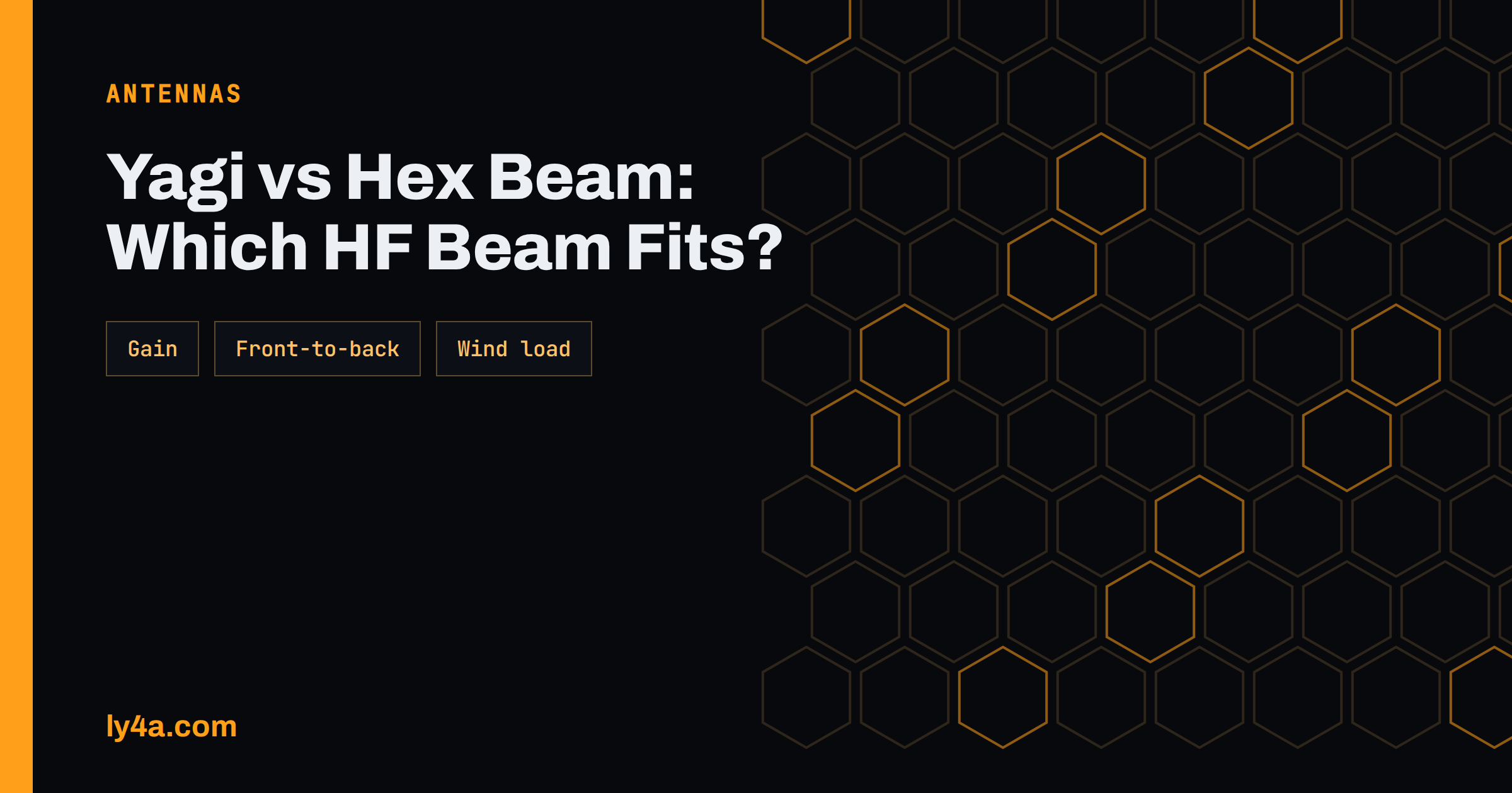 Yagi vs Hex Beam: Choosing a Directional HF Antenna