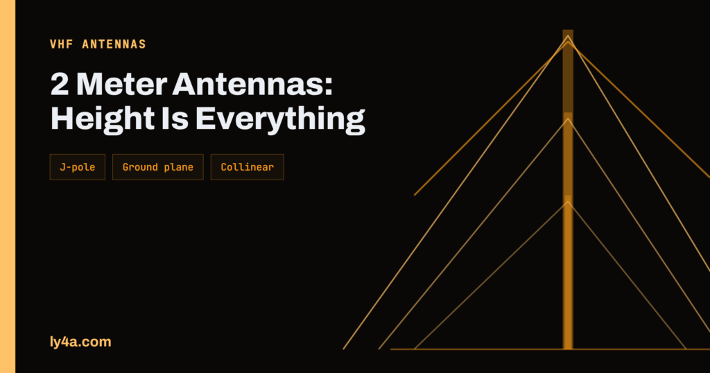 2 Meter Antenna Options: J-Pole, Ground Plane and Collinear