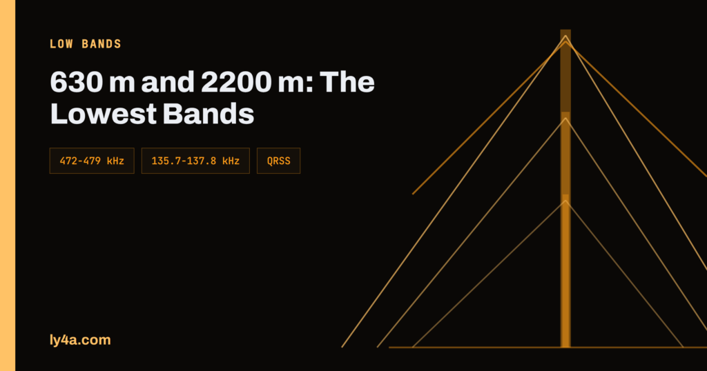 630 Meter and 2200 Meter Bands: Amateur LF and MF Guide