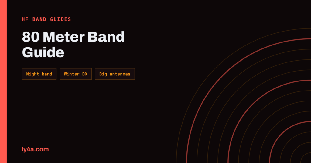 80 Meter Band Guide: Night DX, Ragchews and Noise