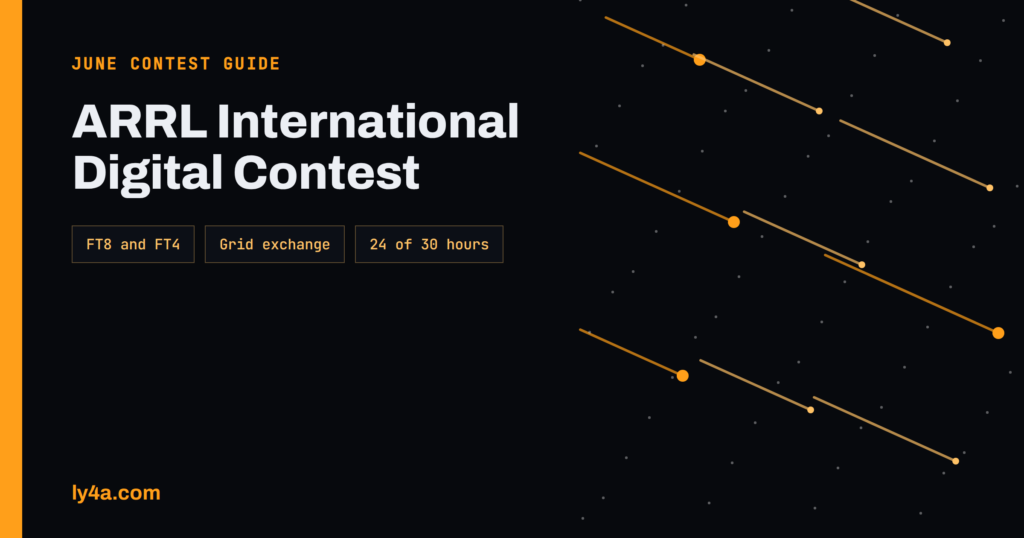 ARRL International Digital Contest: FT8, FT4 and Grid Exchange