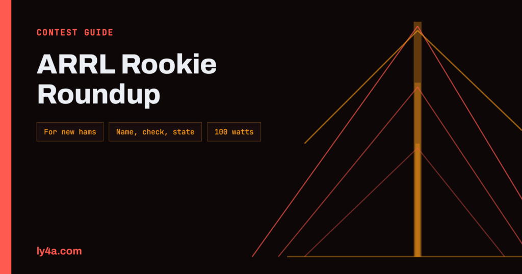 ARRL Rookie Roundup: A Contest Built for New Hams