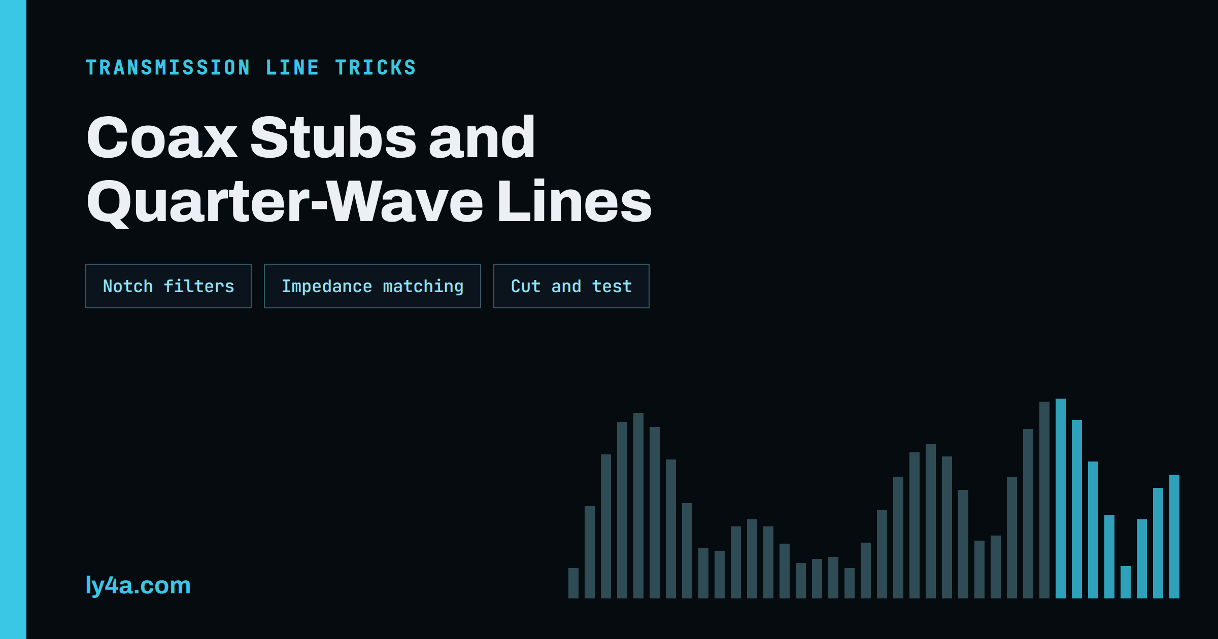 Coax Stubs and Quarter-Wave Transformers: Filtering and Matching