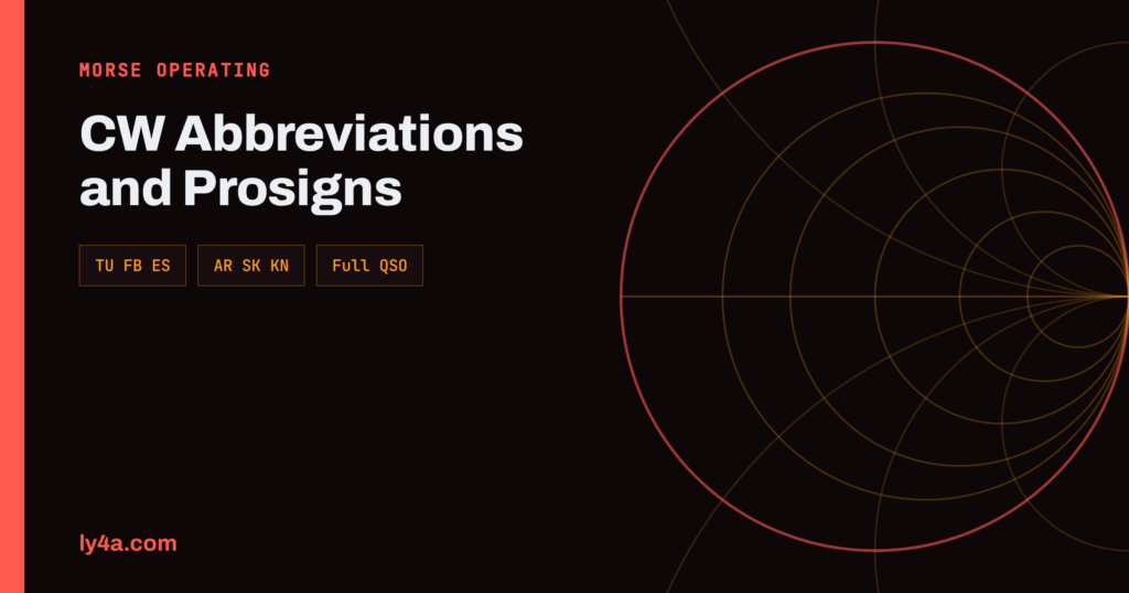 CW Abbreviations and Prosigns: Reading the Code on the Air