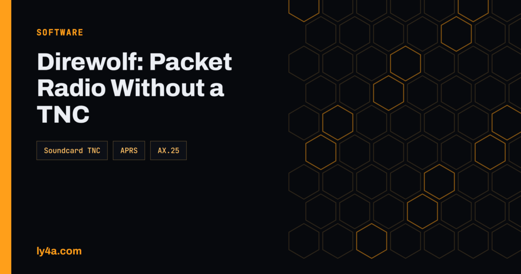 Direwolf: A Soundcard Packet Radio TNC for Linux, Windows and Pi