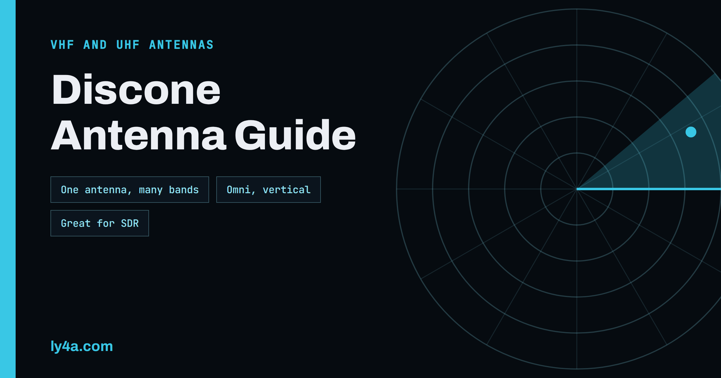 Discone Antenna: A Wideband VHF and UHF Antenna for Hams