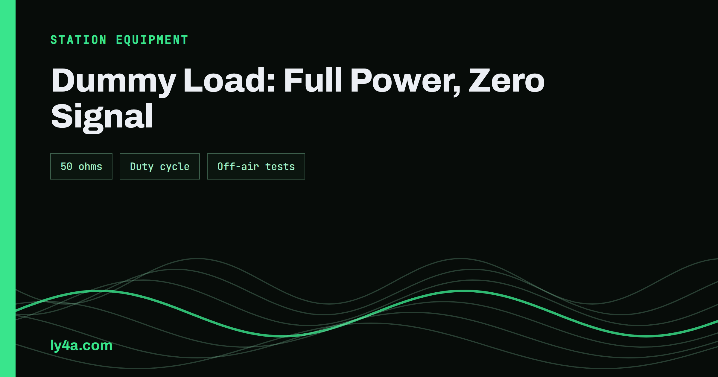 Dummy Load Guide: Testing Your Transmitter Without Radiating