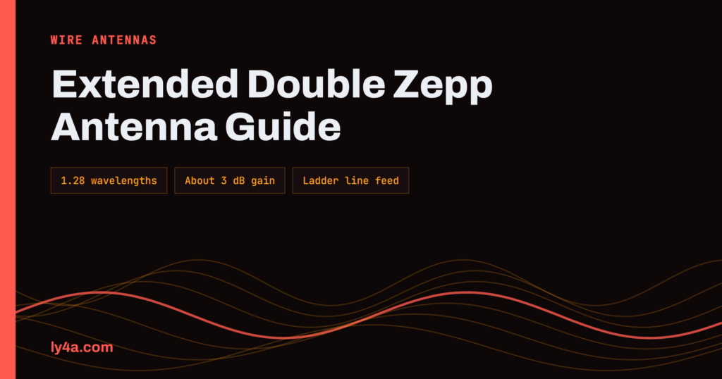 Extended Double Zepp Antenna: A 1.25 Wavelength Wire Gain Antenna