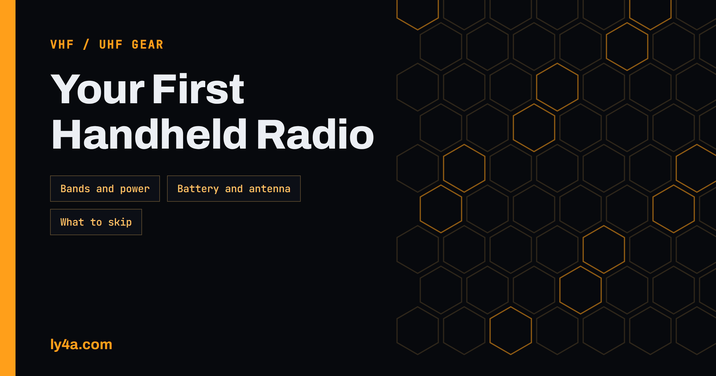 Your First Handheld Radio: A Buying Guide for New Hams