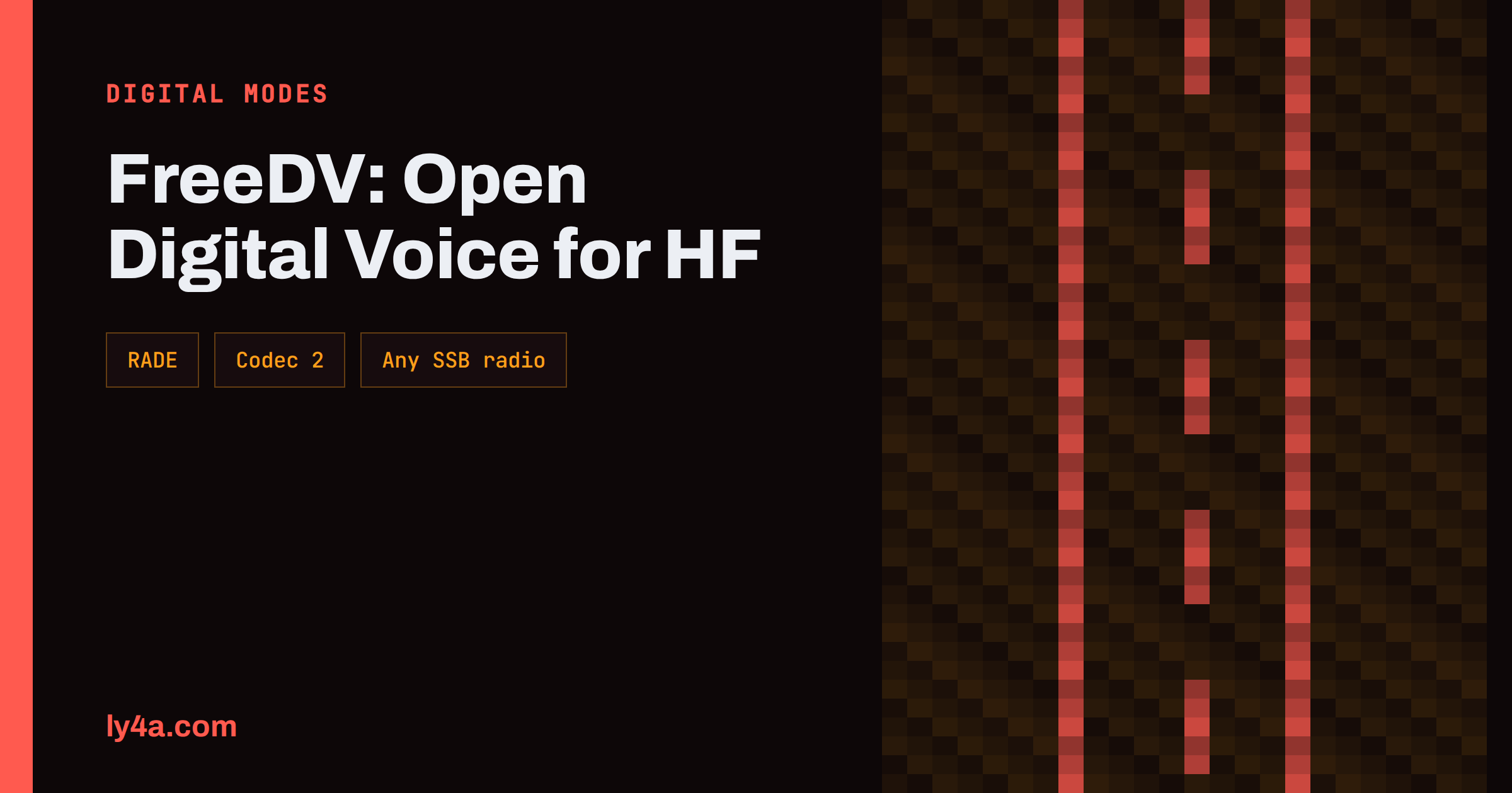 FreeDV and RADE: Open-Source HF Digital Voice Explained