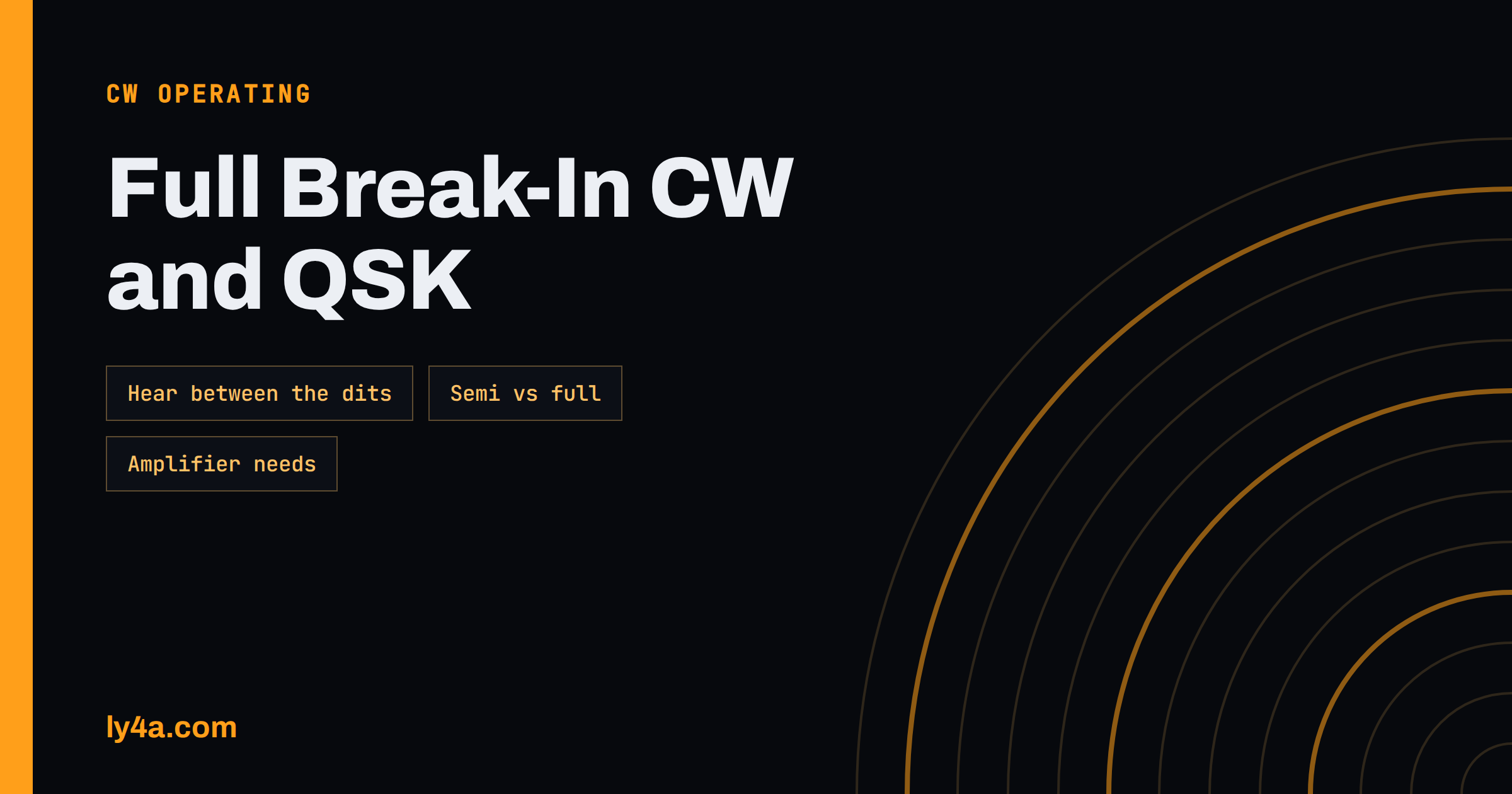 Full Break-In CW: QSK Explained and How to Set It Up