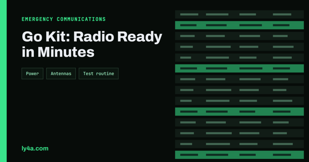 Ham Radio Go Kit: What to Pack for Emergency Communications