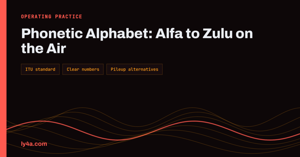 Ham Radio Phonetic Alphabet: ITU Words, Pileups and Alternatives