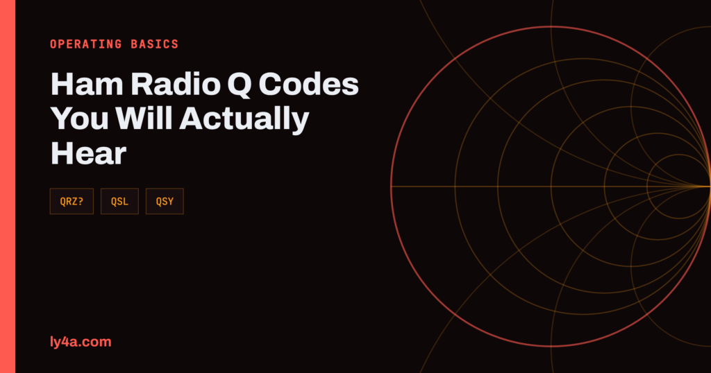 Ham Radio Q Codes: The Ones You Will Actually Hear on the Air