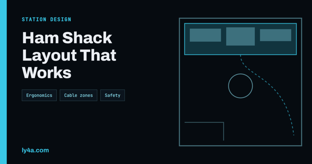 Ham Shack Layout: Ergonomics, Cabling and Station Organisation