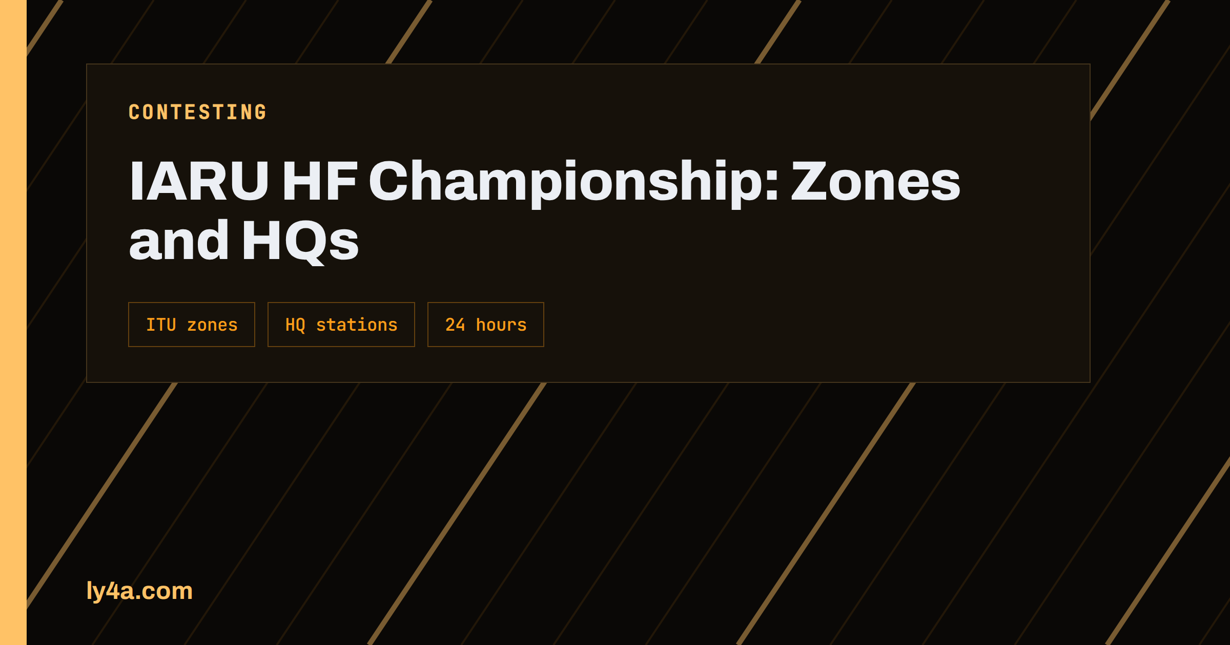 IARU HF Championship: A Contest Guide for Every Station