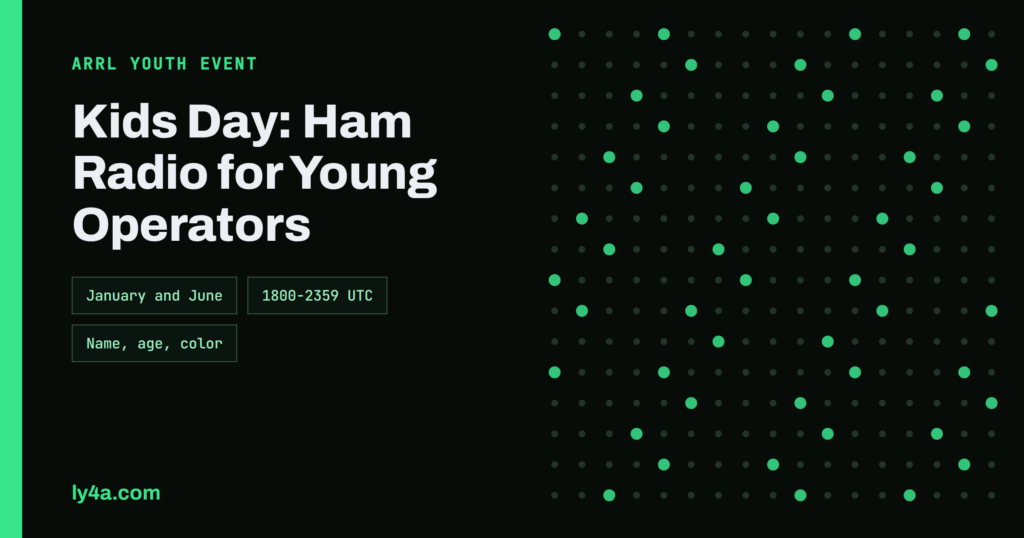ARRL Kids Day: Share Ham Radio With Young People on the Air