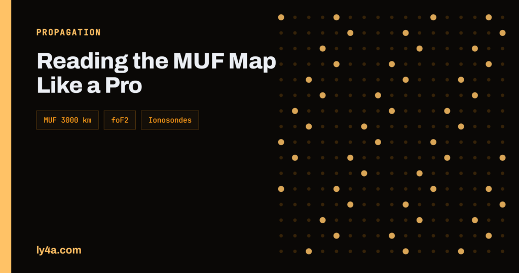 MUF Maps and Ionosonde Data: Reading Real-Time HF Conditions