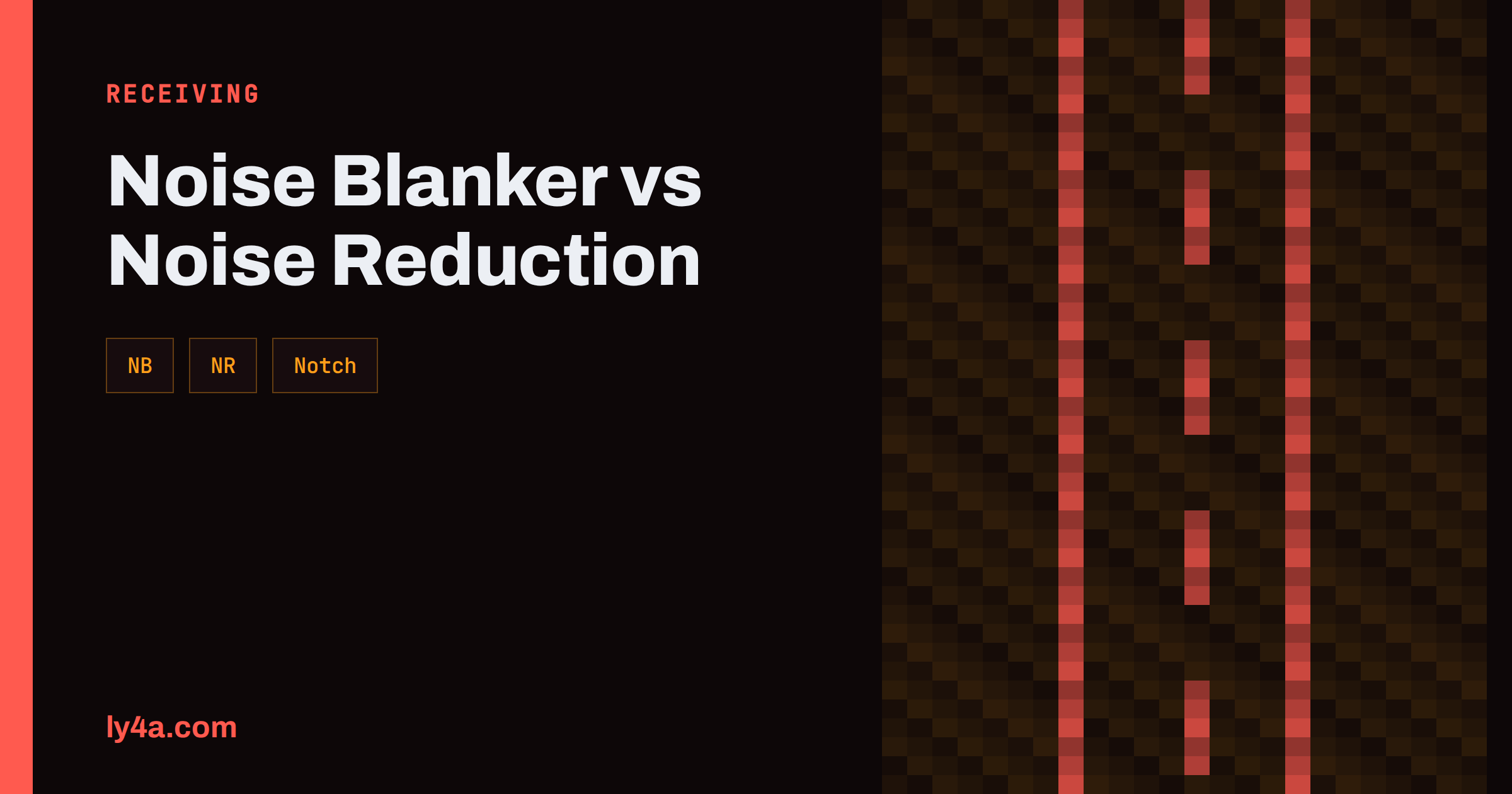 Noise Blanker vs Noise Reduction: Using Your Receiver’s DSP Controls