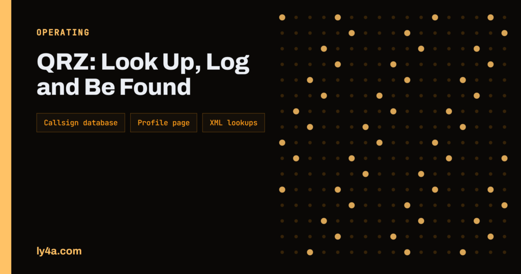 QRZ Callsign Lookup: Profile, Logbook and XML Explained
