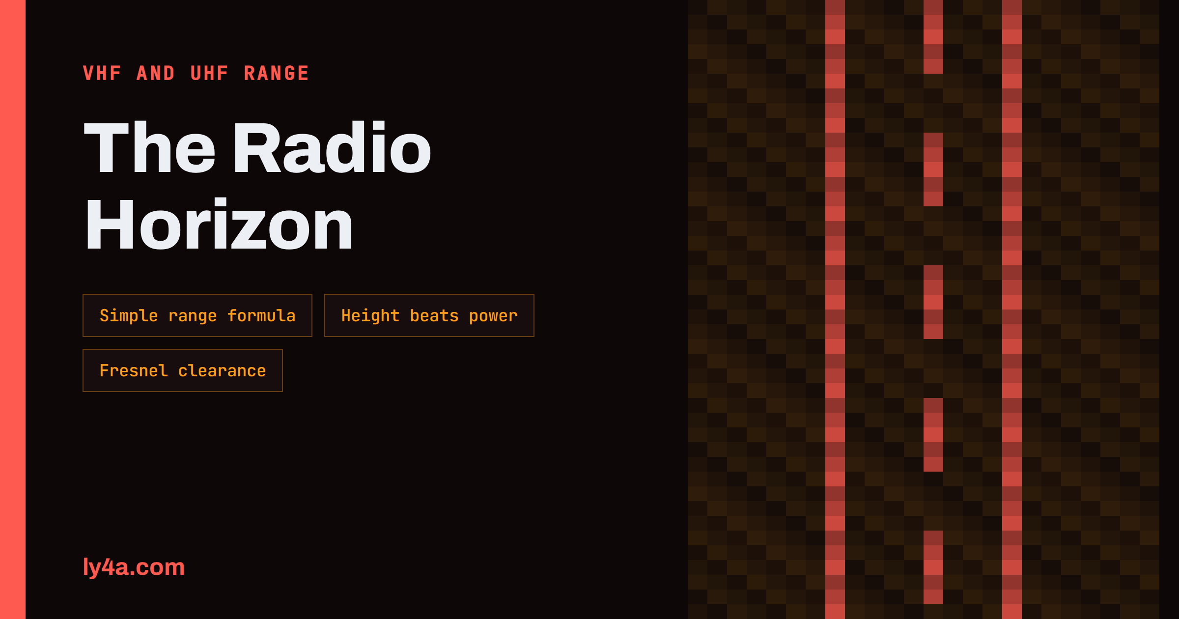 Radio Horizon: How Far VHF and UHF Signals Really Reach