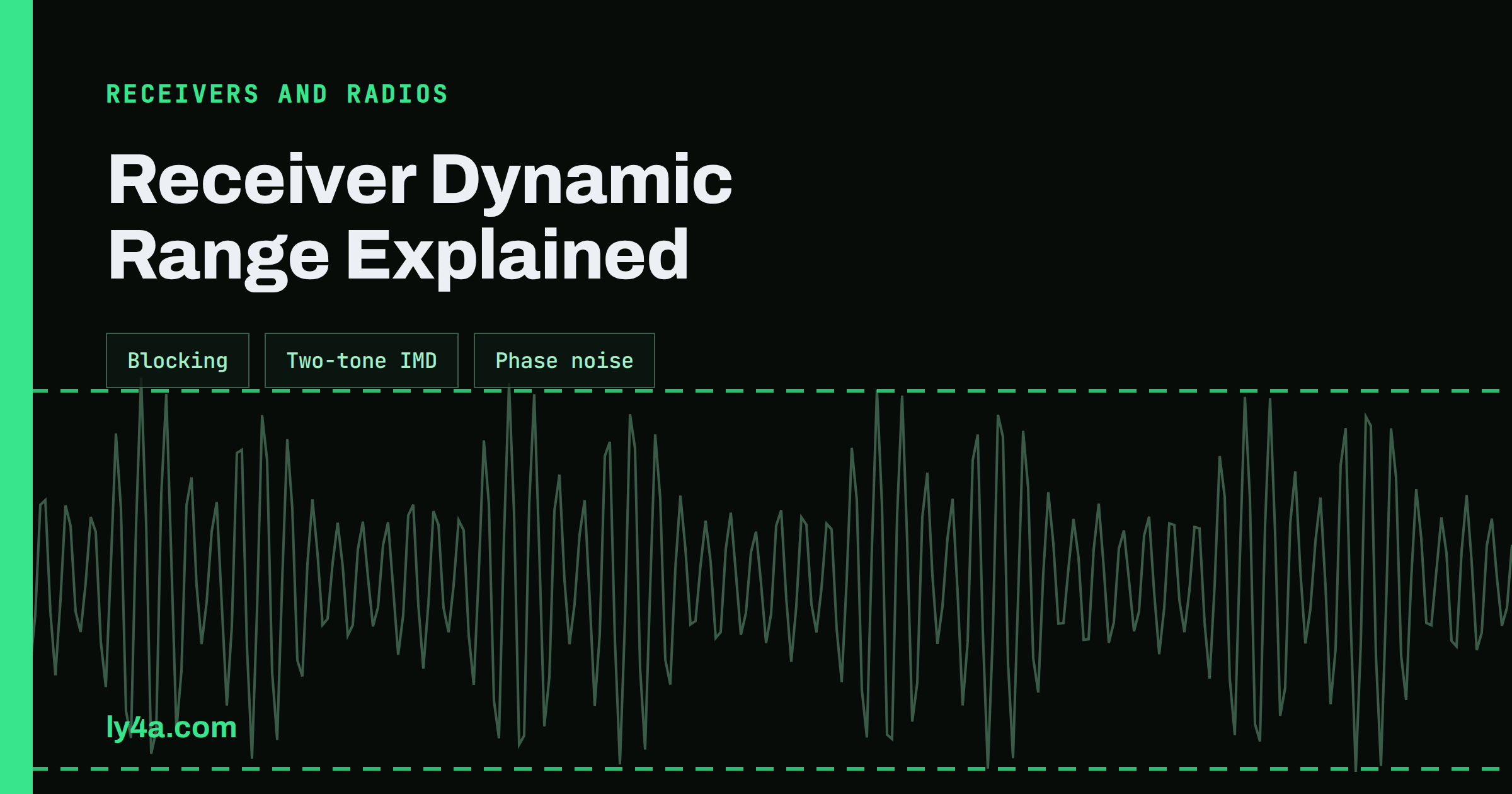 Receiver Dynamic Range: Blocking, IMD and Phase Noise Explained