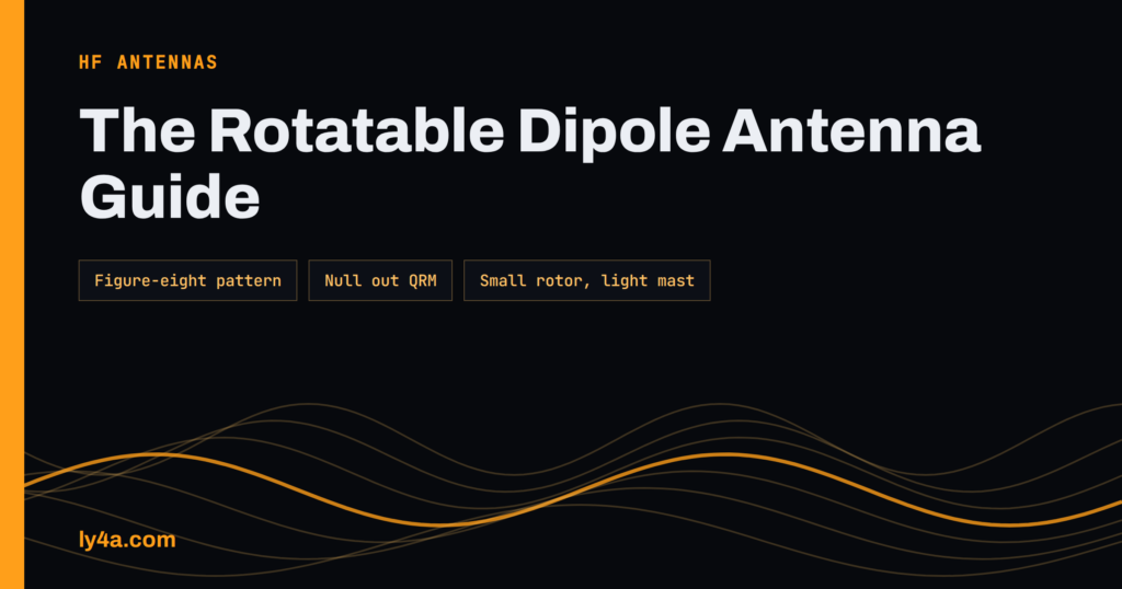 Rotatable Dipole for HF: A Compact Directional Antenna