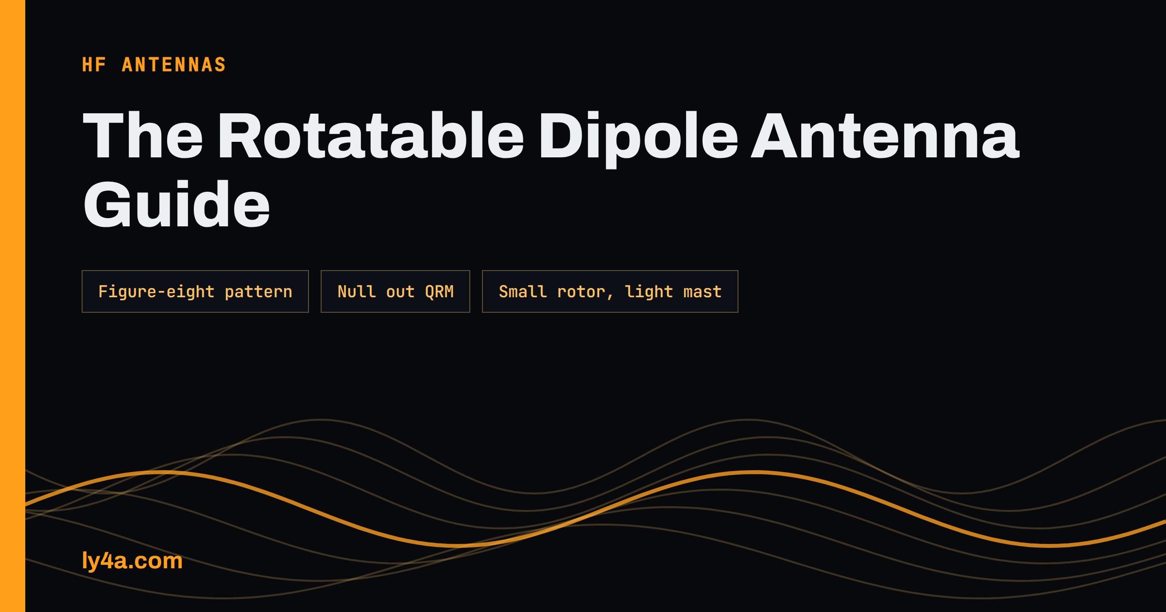 Rotatable Dipole for HF: A Compact Directional Antenna