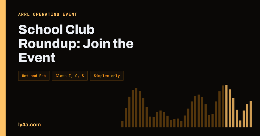 School Club Roundup: How Schools and Clubs Join the ARRL Event