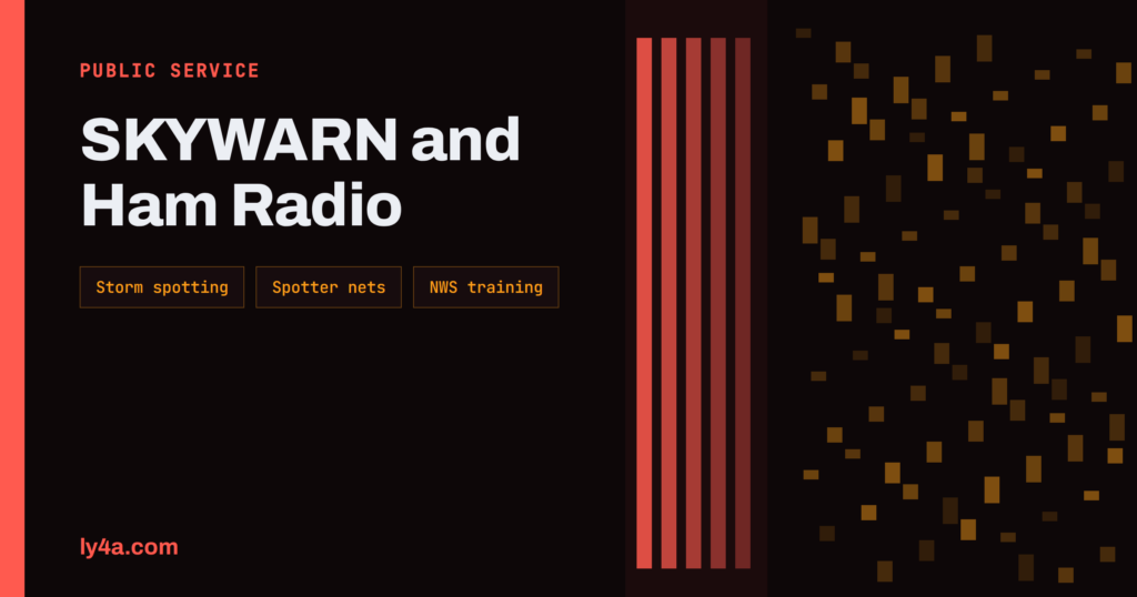SKYWARN and Ham Radio: How Storm Spotting Works