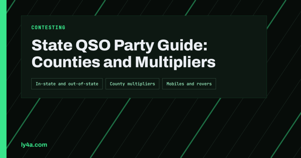 State QSO Party Guide: How They Work, Counties and Multipliers