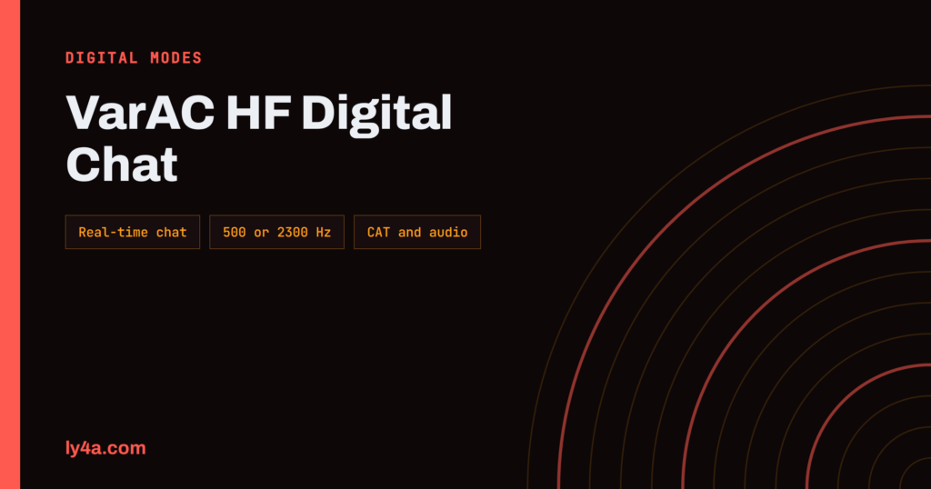 VarAC Guide: HF Digital Chat With the VARA Modem