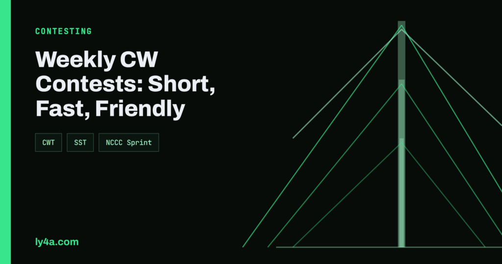 Weekly CW Contests: CWT, SST and NCCC Sprint for Fast Practice