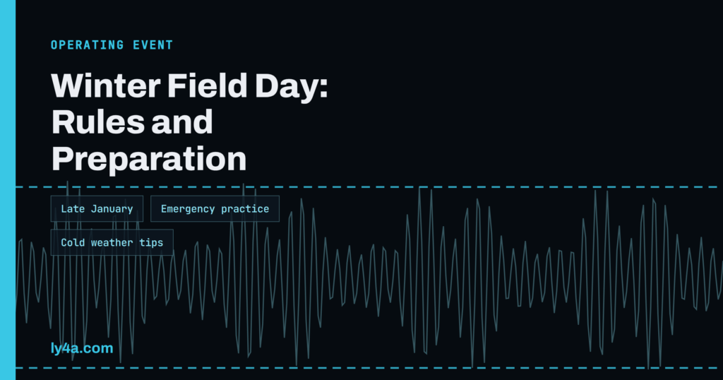 Winter Field Day: Rules, Dates and How to Prepare
